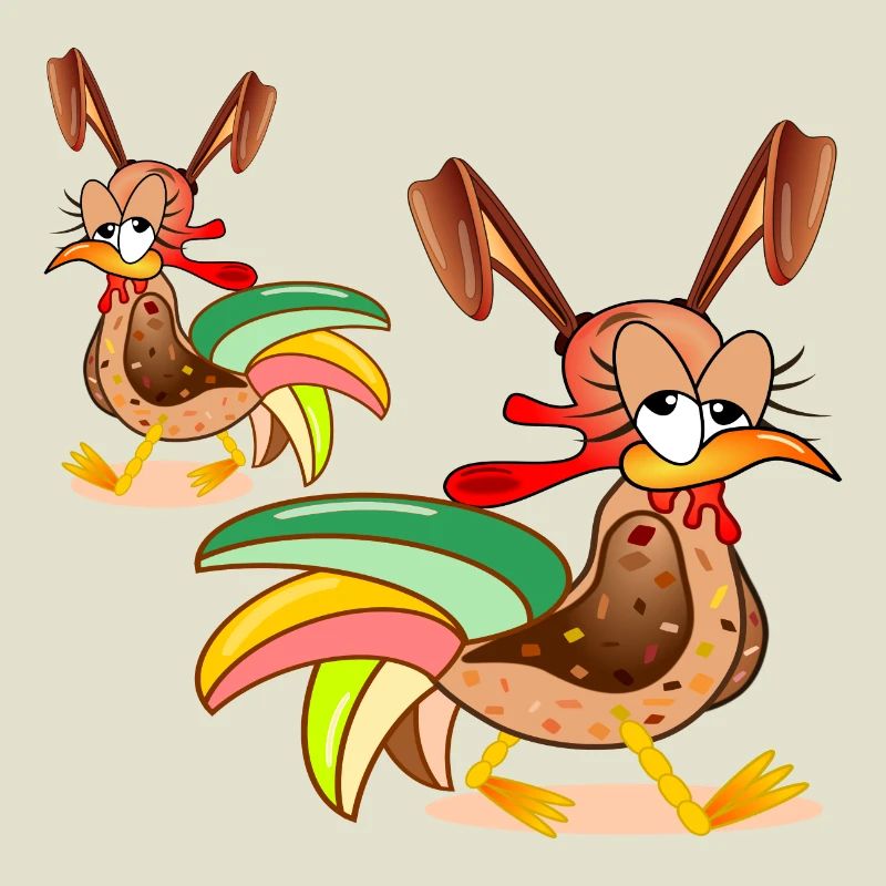 EASTER CHICKENS EASTER BUNNIES COUPLES
