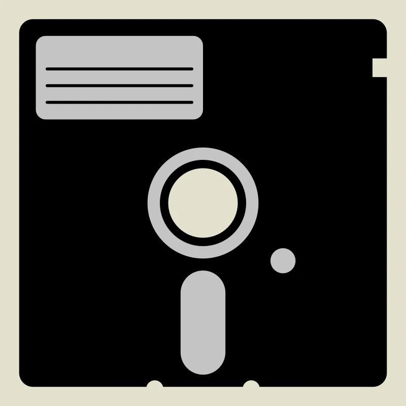 retro floppy disk