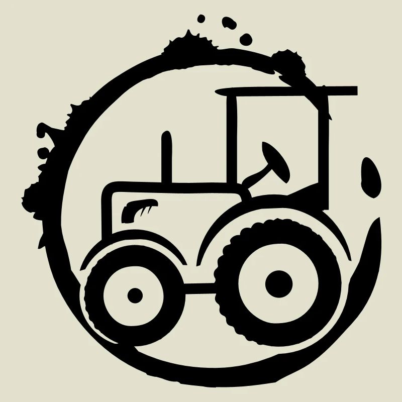 A tractor Graffiti
