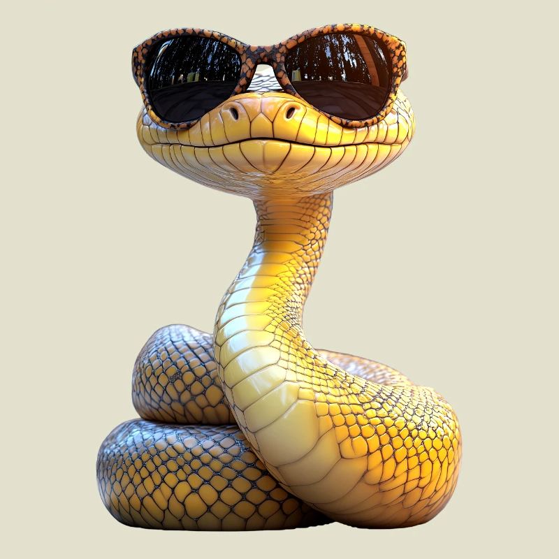 Serpent Python Cobra Mamba Serpent à sonnettes Serpent