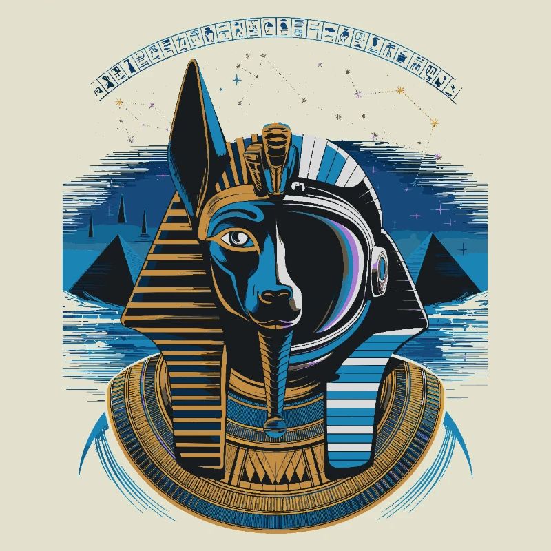 Conception hybride Anubis céleste