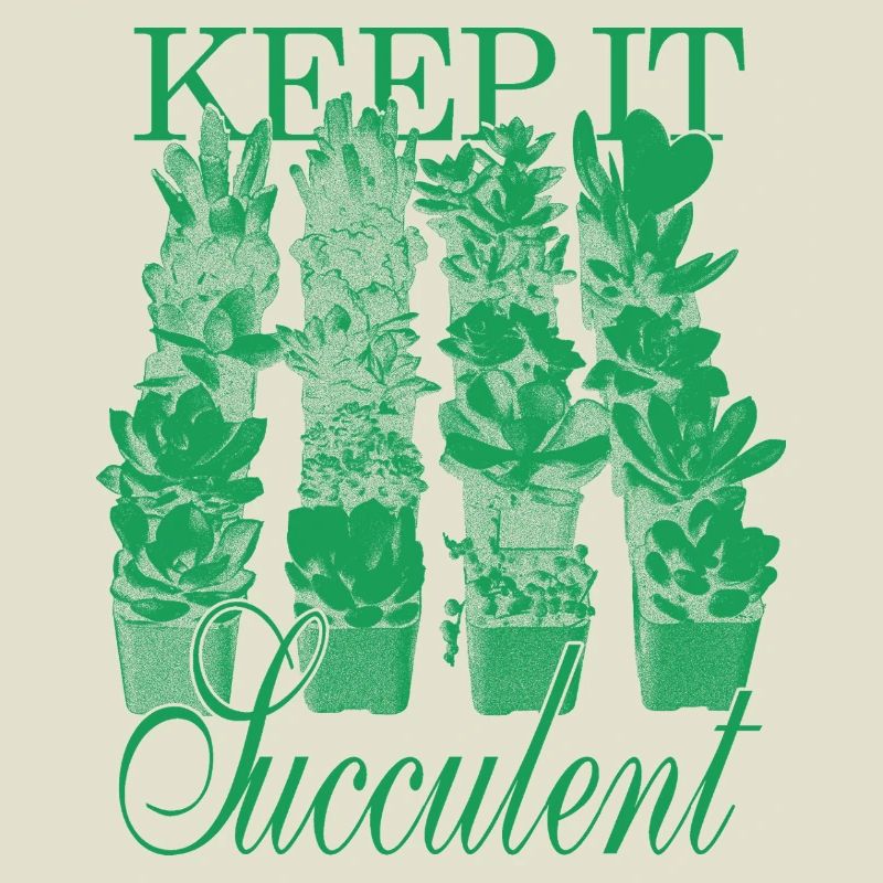Keep It Succulent - Succulentes vertes