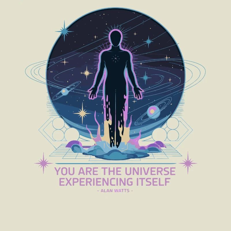 Être céleste | Alan Watts Citation Conception