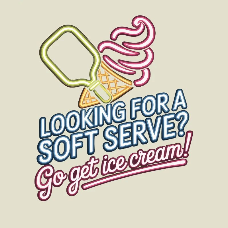 Pickleball Player Looking For Soft Serve Dinking