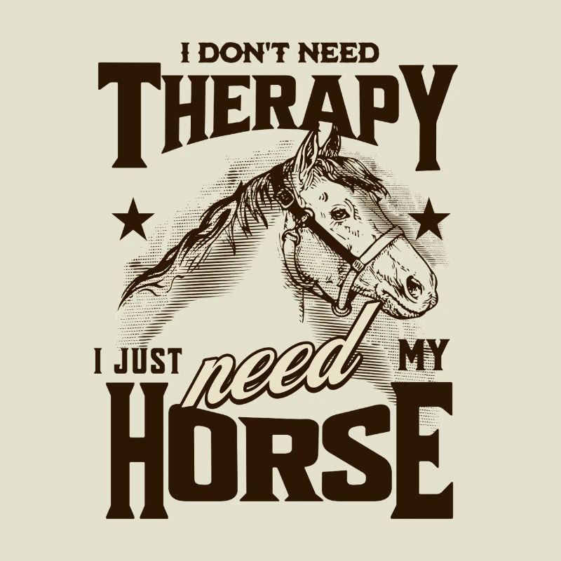 Pferdetherapie-Humor