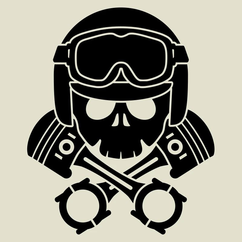 kolben schädel helm