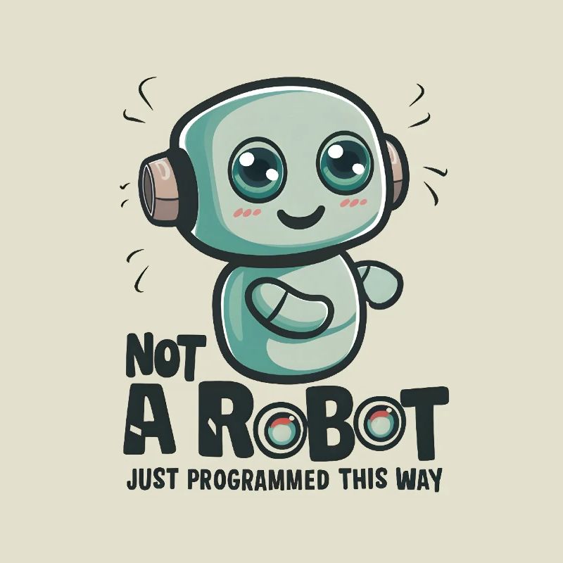 Not a Robot, Just Programmed This Way