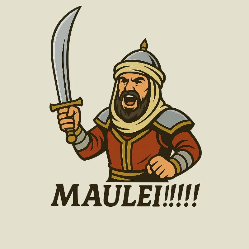 ⚔️ Arab Warrior with Beard – "Maulei!!"