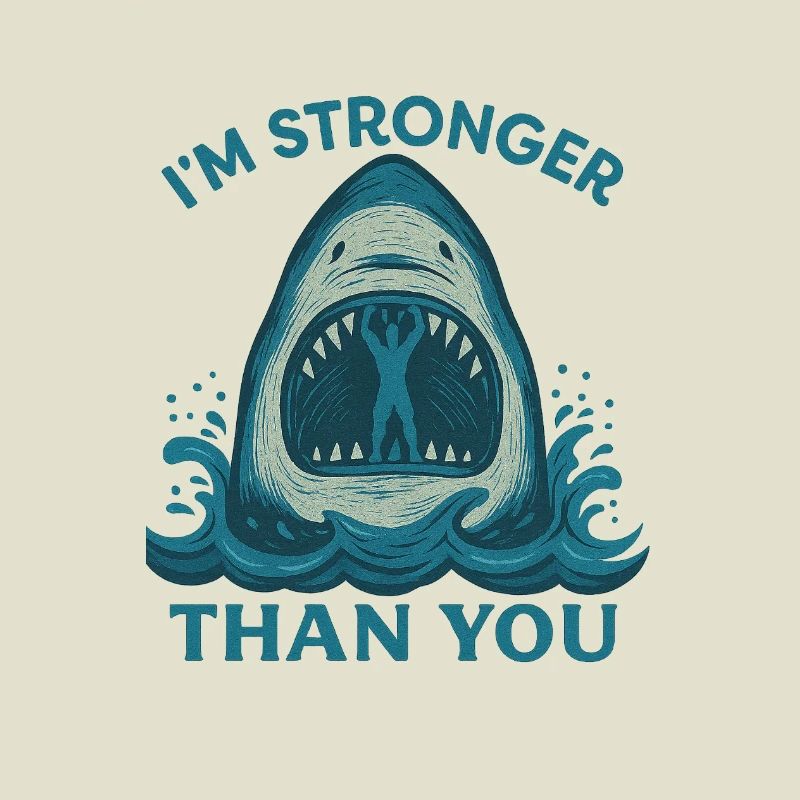 Plus fort que vous - Œuvre d’art de requin