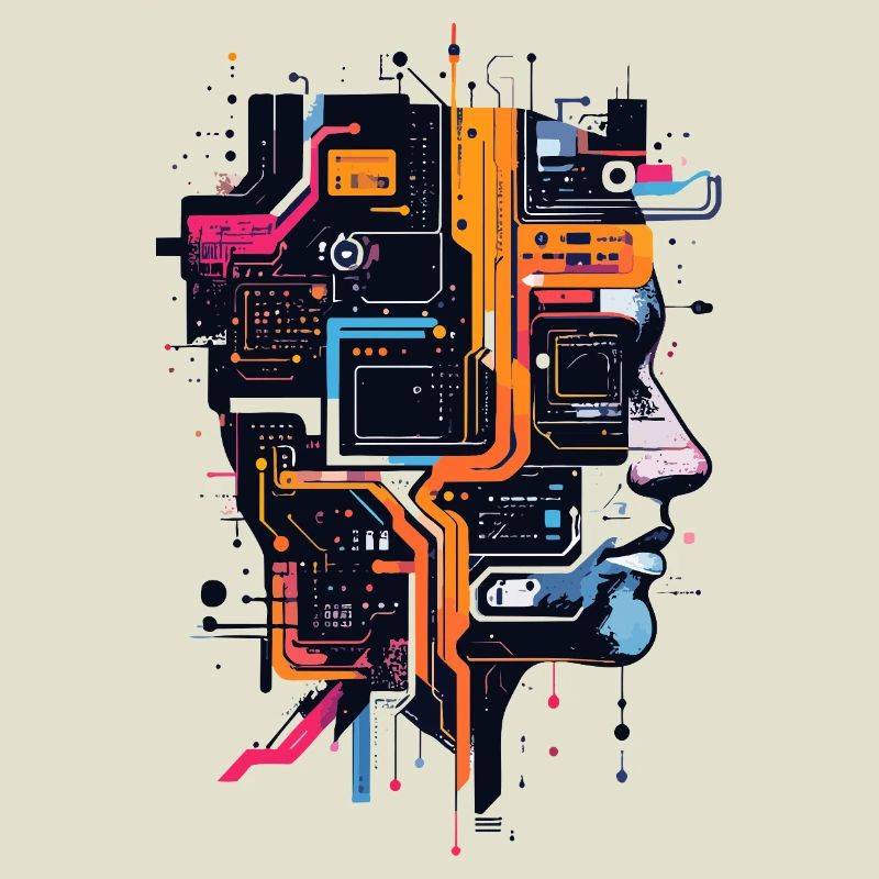 Head of Circuits Computer Board AI Head