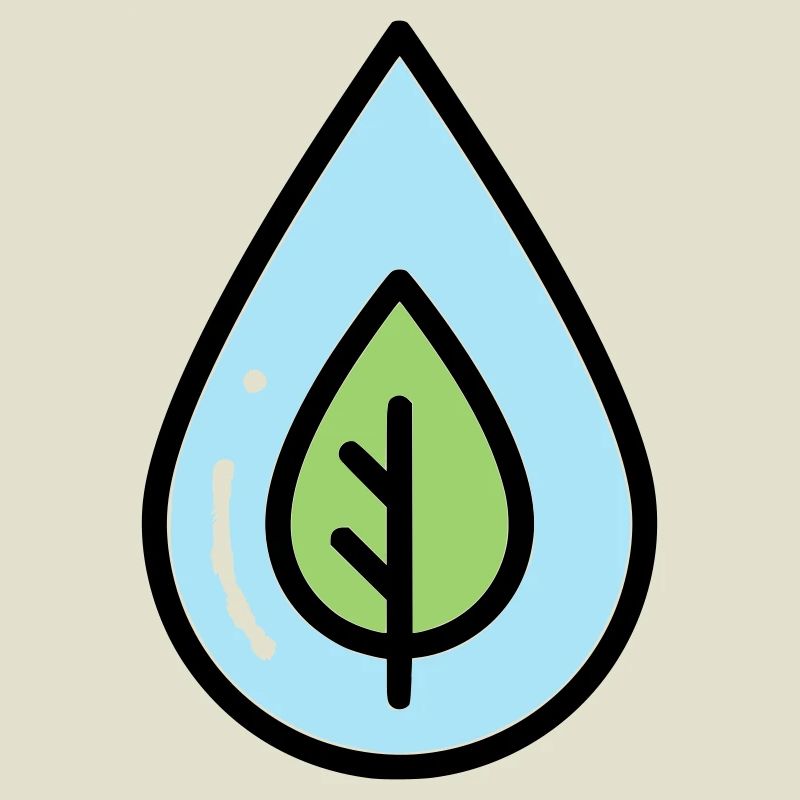 Water Drop Leaf Eco