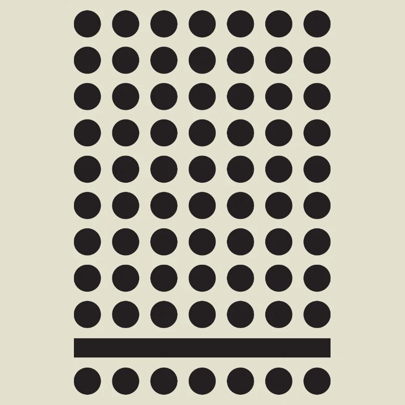 Monochrome Dot Grid Pattern