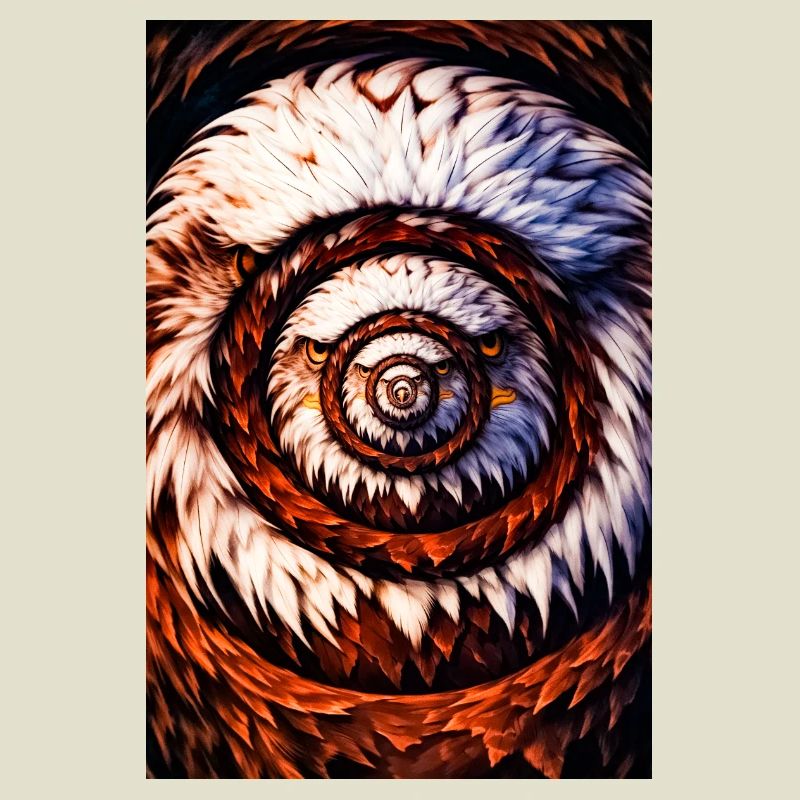 Spring Spiral with Spring Patterns