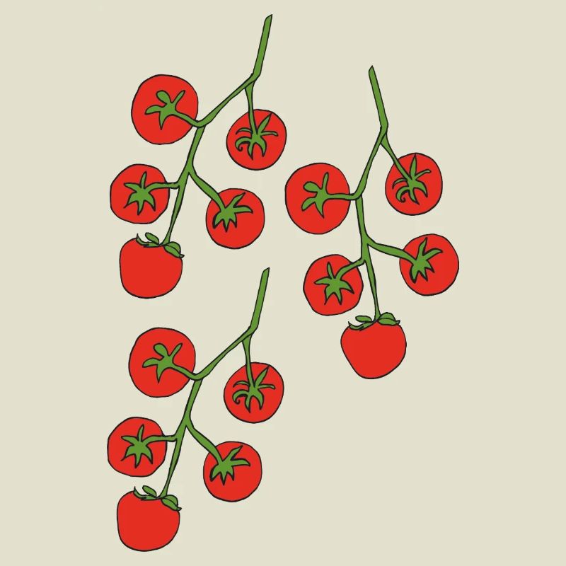Tomato bush 3fold