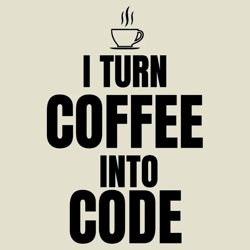 Je transforme le café en code