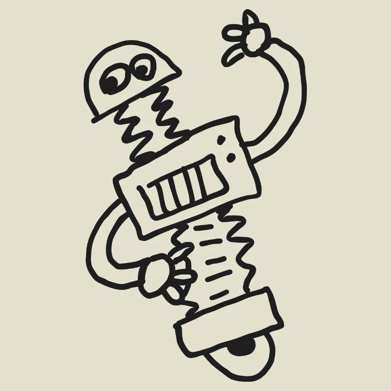 Spiral Cable Robot Drawing