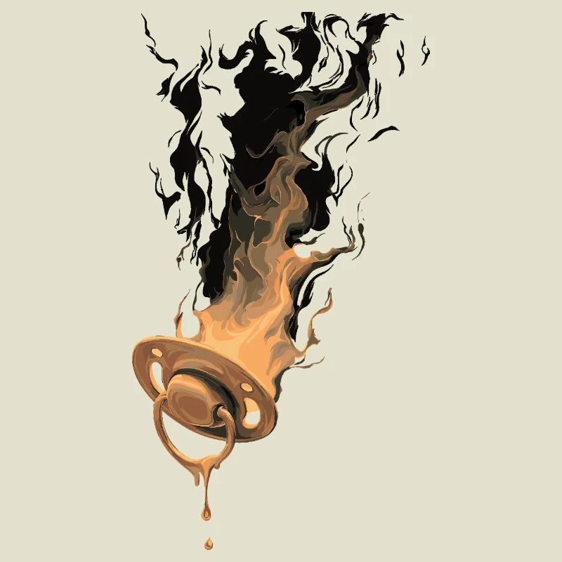 Burning pacifier