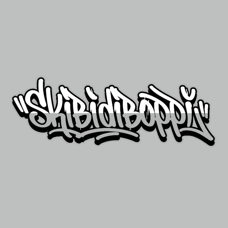 Skibidiboppi Graffiti Script