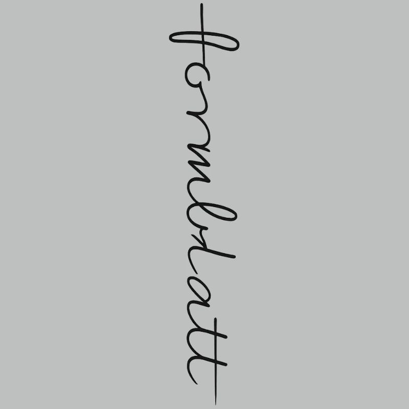 Calligraphic Vertical Font