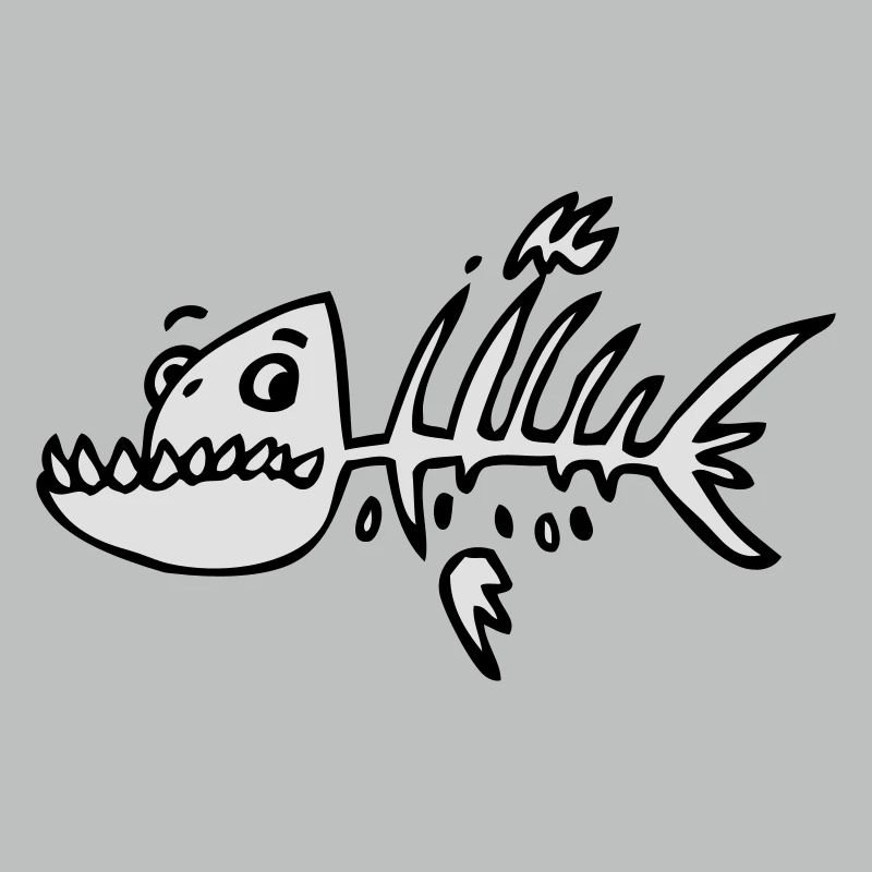 skeleton fish