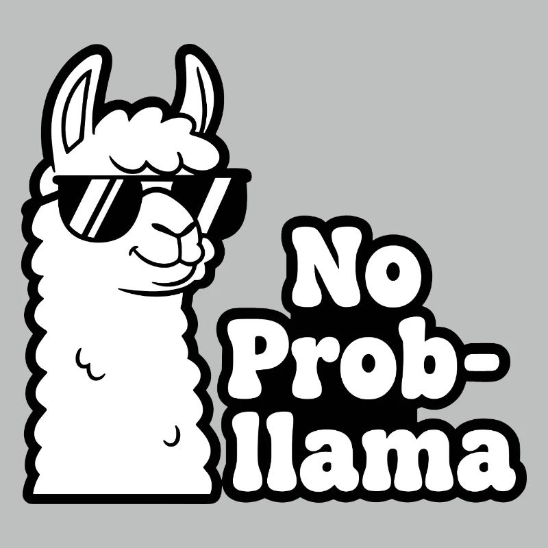 Impression contrastée No Prob Llama