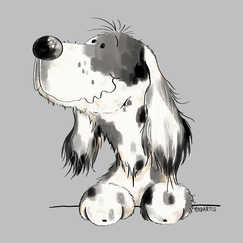 Englischer Setter I Hunde Comic Geschenk