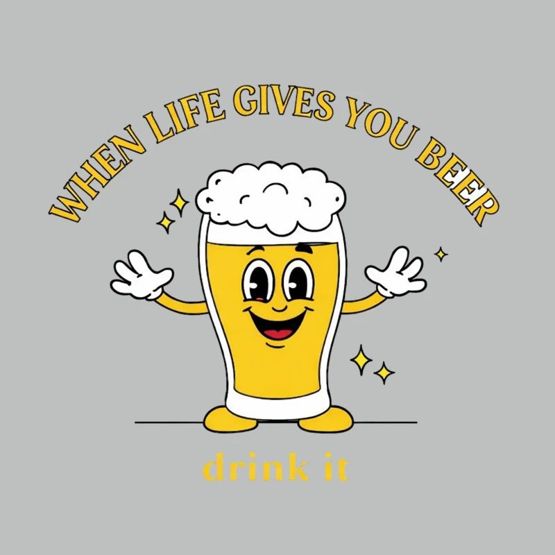 Devise de la bière Devise Cartoon