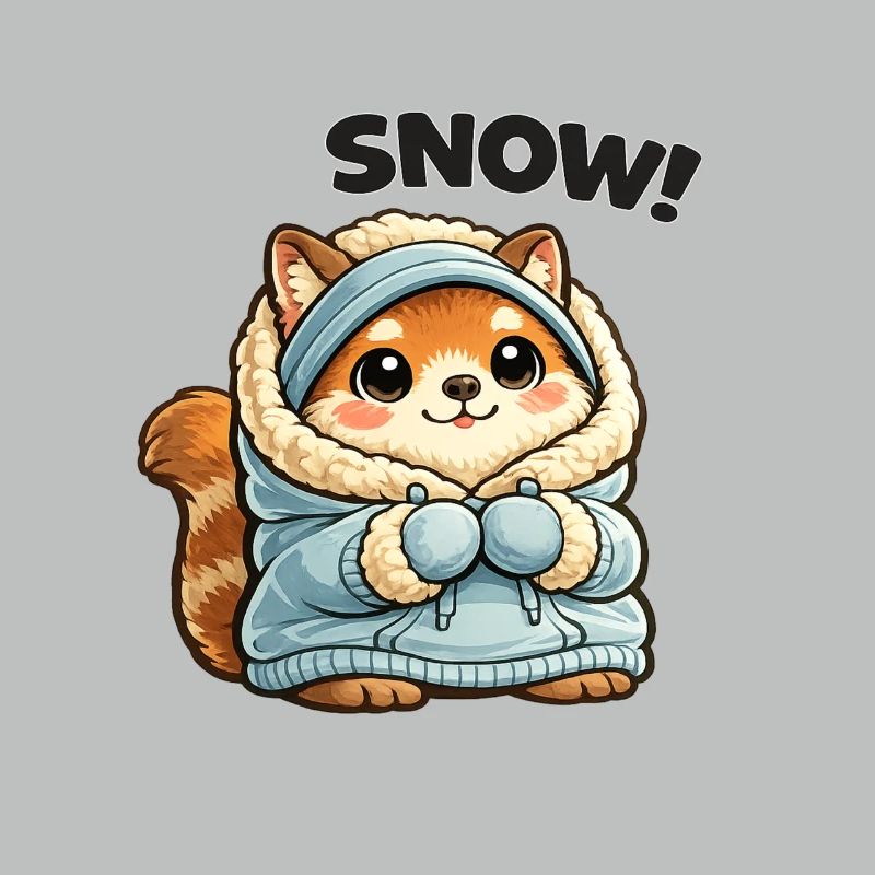 Fuchs im Winterpullover