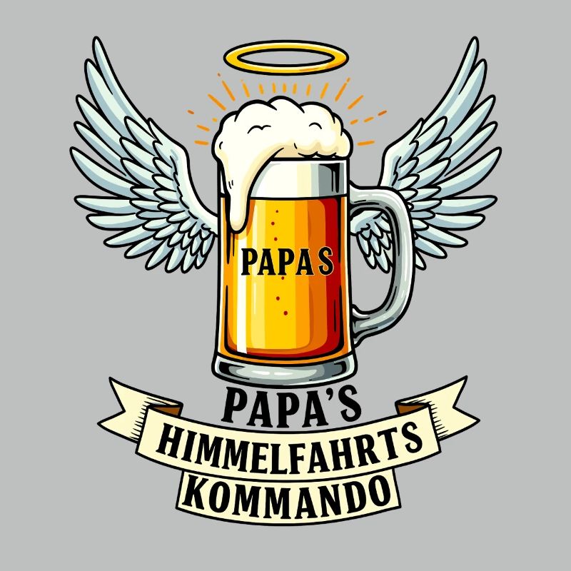 Papas Himmelfahrtskommando - Vatertags Bier Design