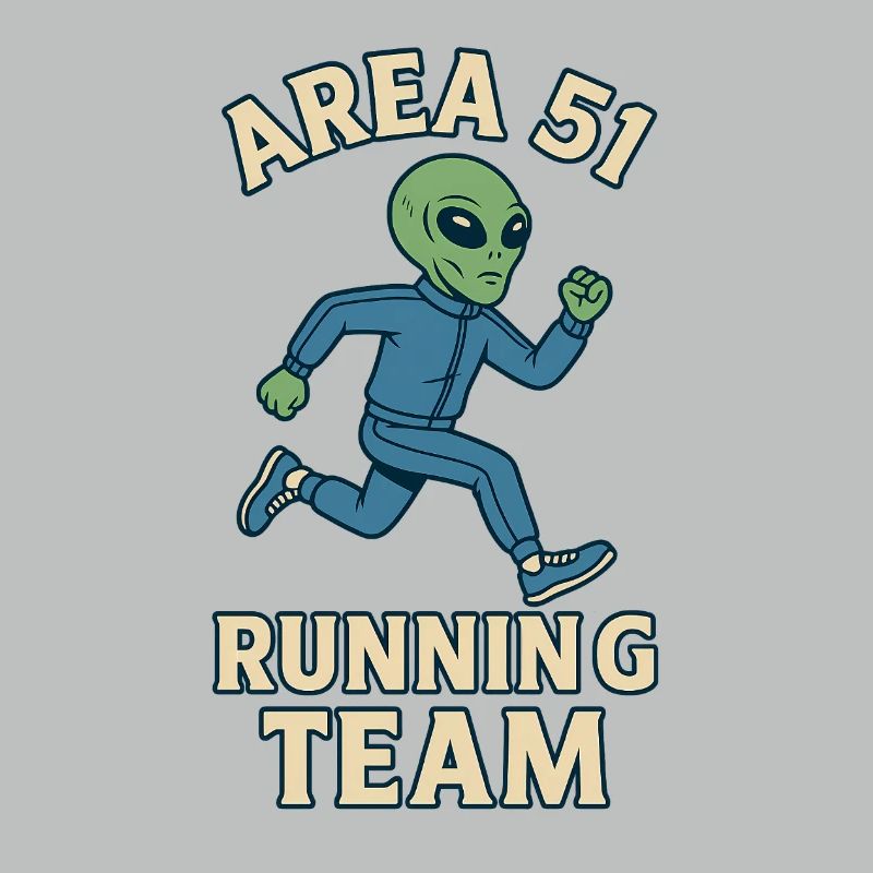 Conception de l'équipe de course extraterrestre de la zone 51