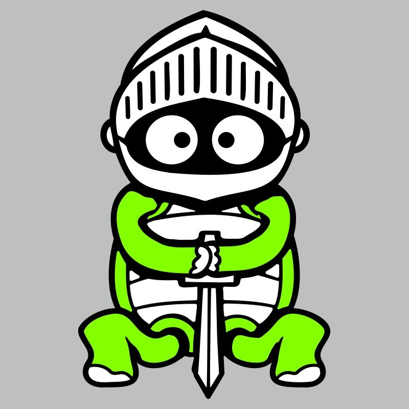 Turtle Knight Sword Fighter Armor Helmet