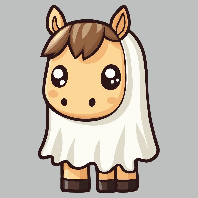 Pferd Halloween Geist
