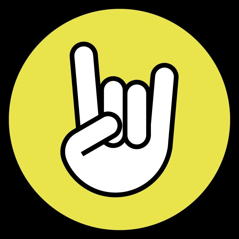 Pommes fourchette cercle jaune