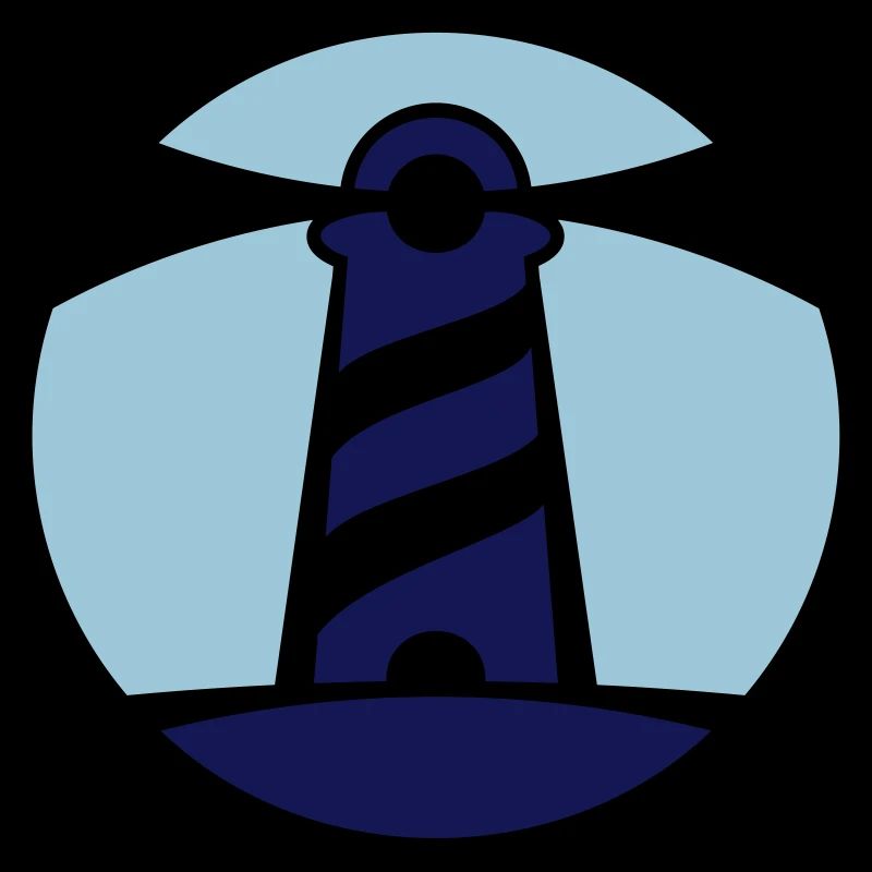Logo de phare (minimaliste)