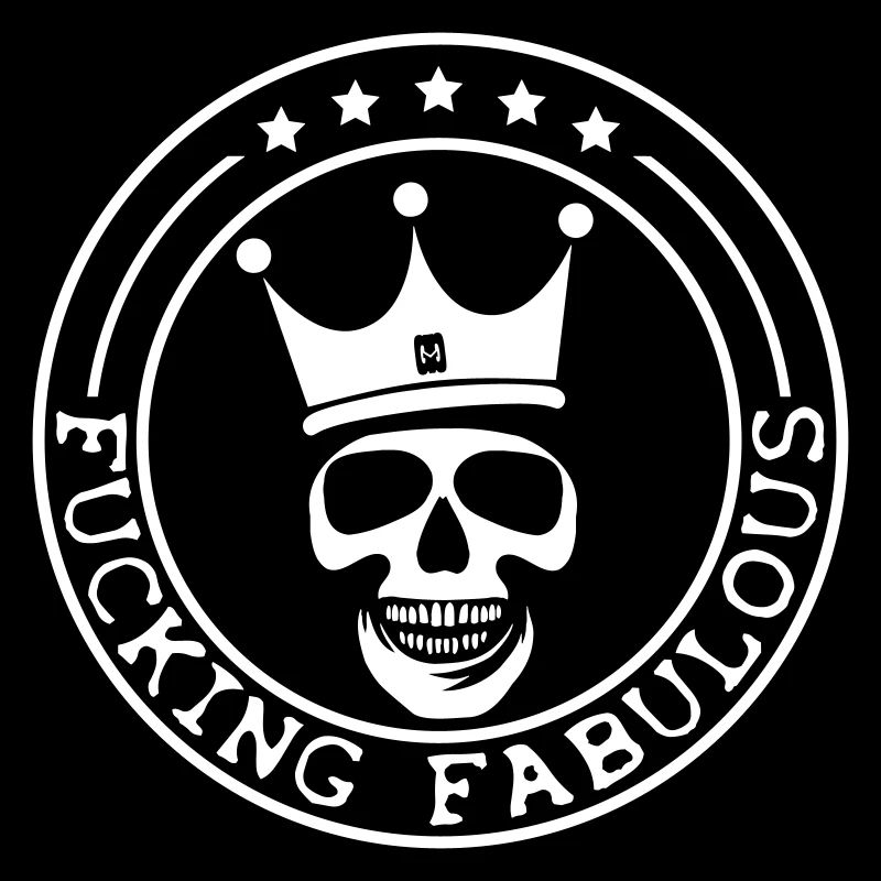 Schädel mit Krone: Königliche Attitüde