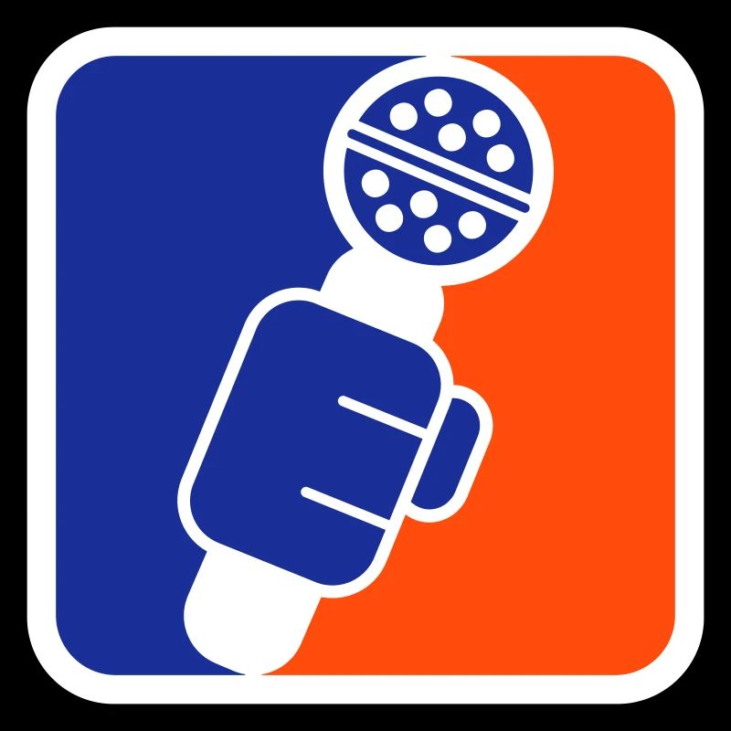 Microphone Check League Icon – Fan de sport