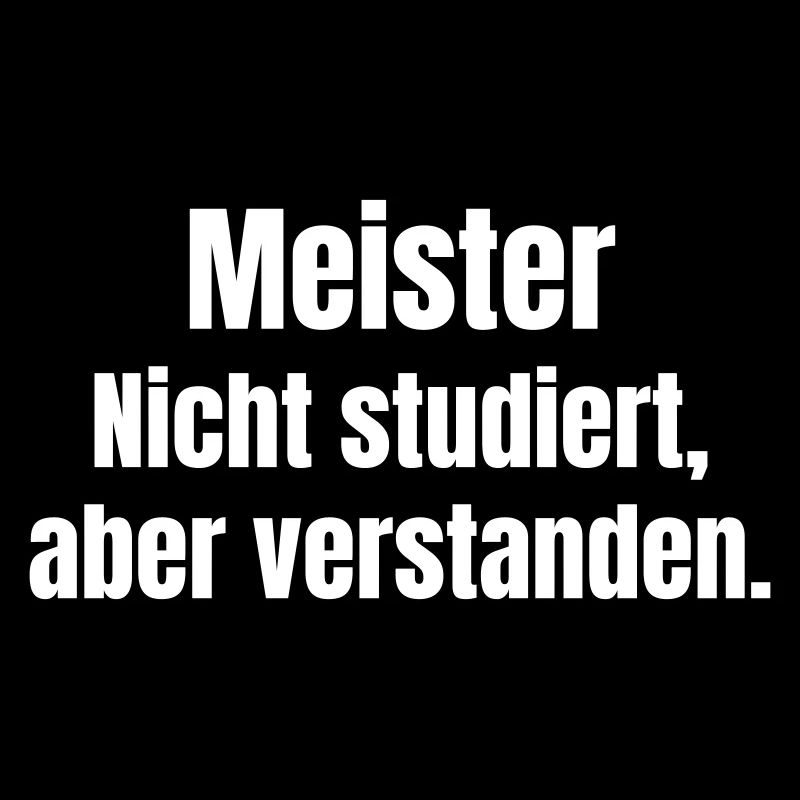 Master not studied – understood