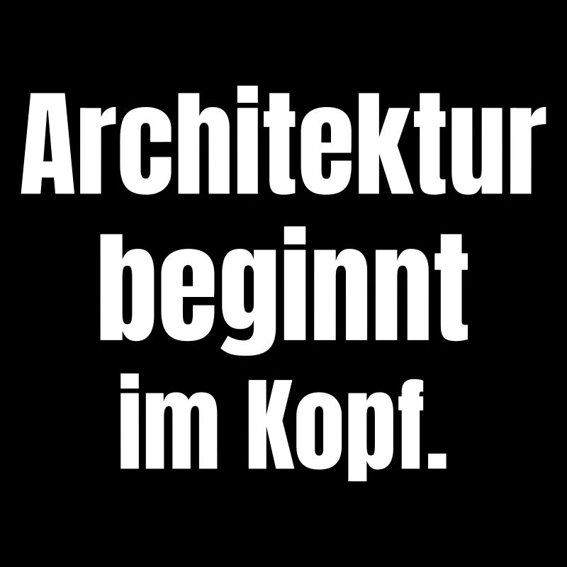 Architektur beginnt im Kopf