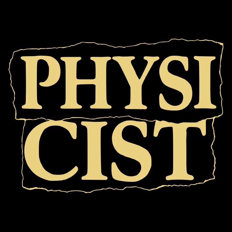 Physicist Vintage Label Design