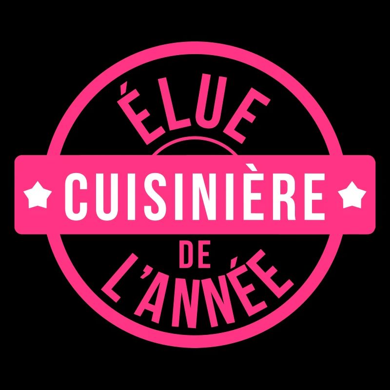 Élue Cuisinière de l'Année : Badge Rose Pro