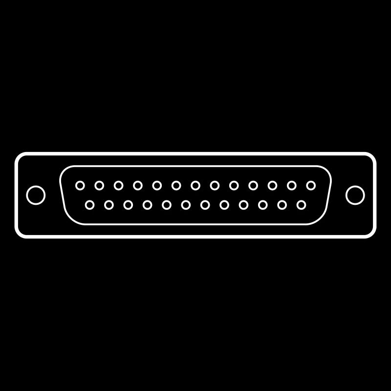 DB 25 Connector Parallel, Drucker