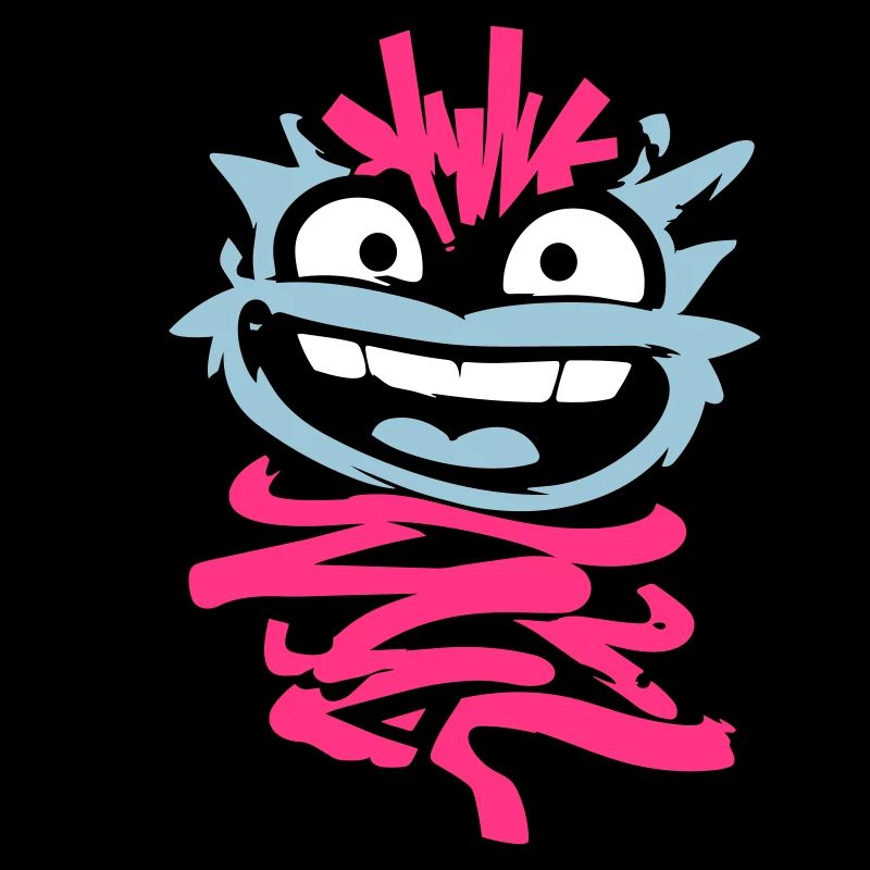 Petits Monstres : Singe punk avec clin d’œil