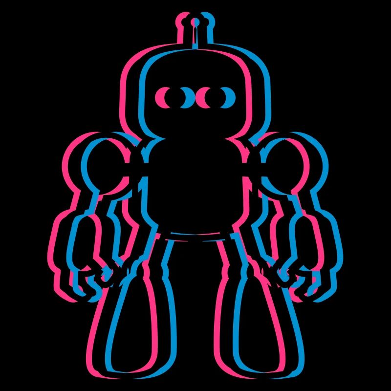 Robot 3D Effect IA Science-Fi