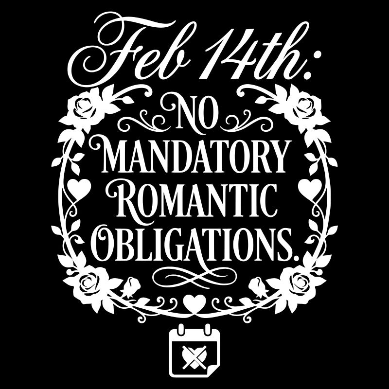 Déclaration anti-obligation de la Saint-Valentin - Citation impertinente