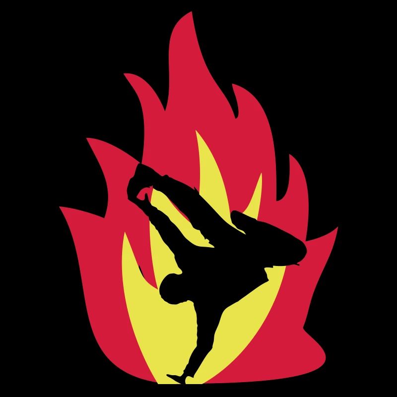 Breakdancer dans le feu
