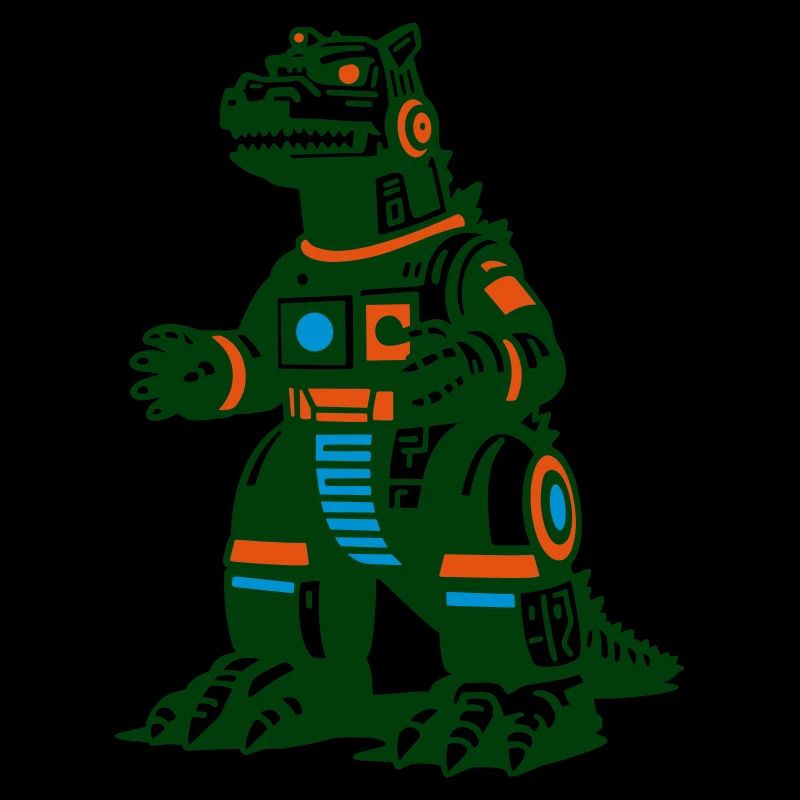Futuristischer Dinosaurier Mecha