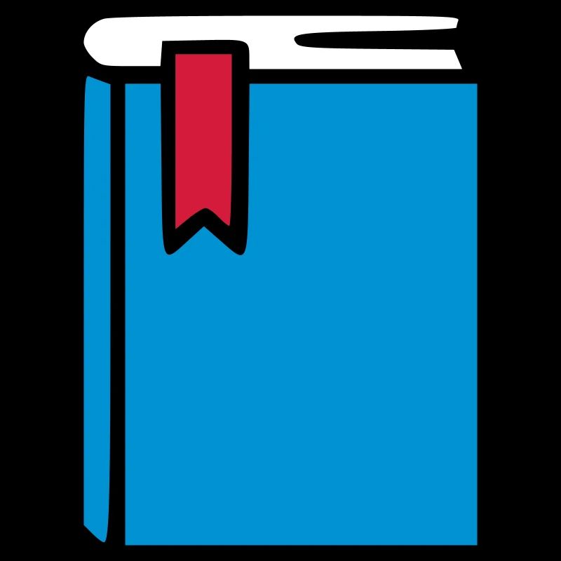 Buch Symbol Icon Blau