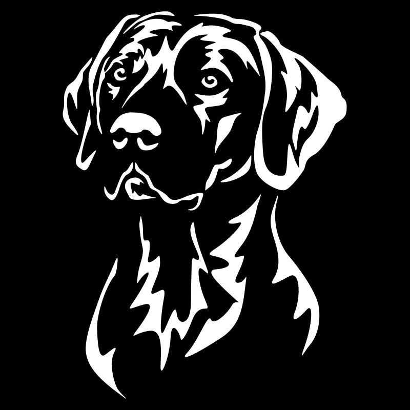 Rhodesian Ridgeback Head « Black Edition »