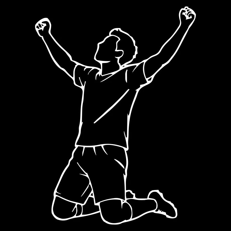 Weiße Torfeier-Linienkunst — Dunkle T-Shirts