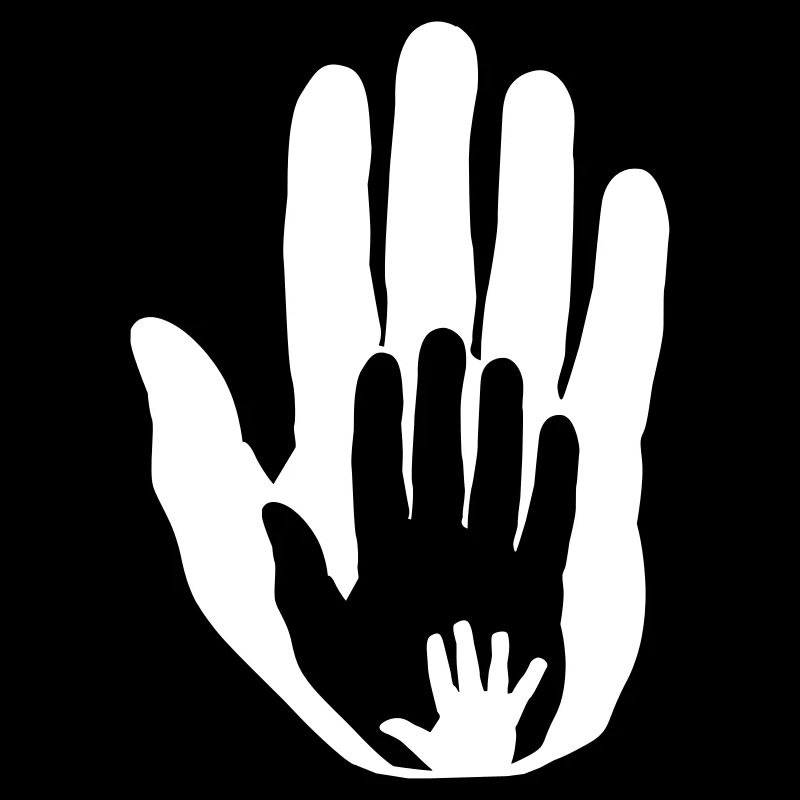 Bébé main dans la main dans la main